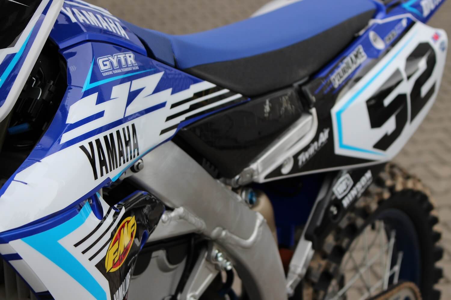 Yamaha YZ 85 2002-2014 Decal Graphic kit for Dirt Bike MX Motocross Deco YZ85 REAPER BLUE