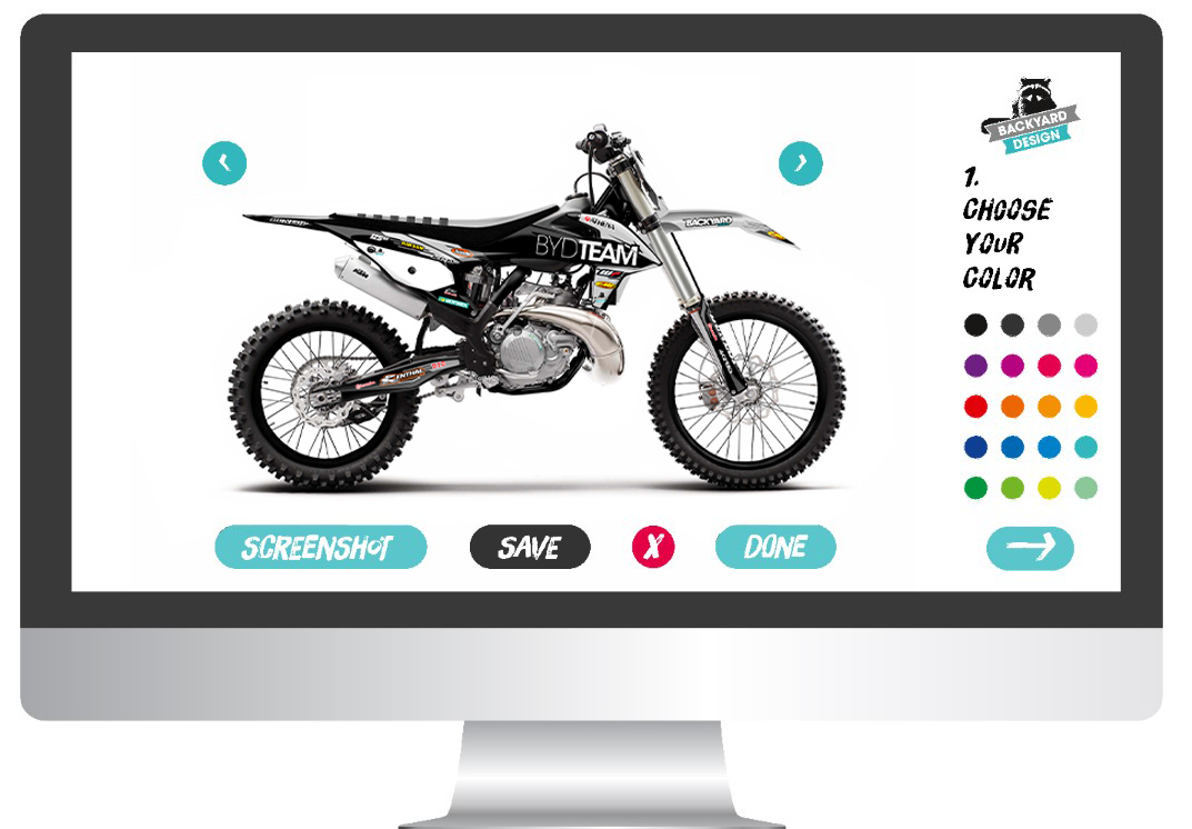 Honda Motocross Graphic Kit | Backyard Design USA