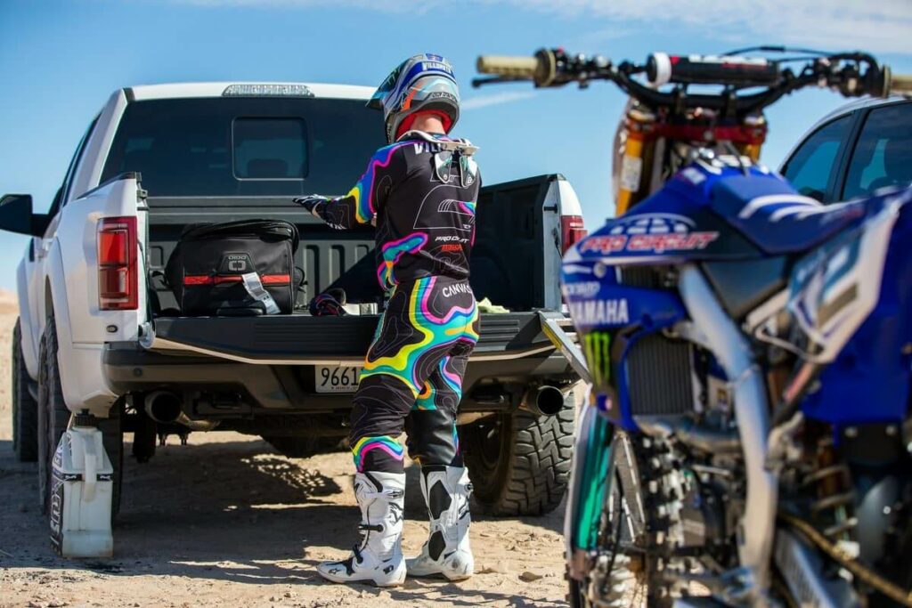 Ryan Villopoto Yz Backview and his Truck